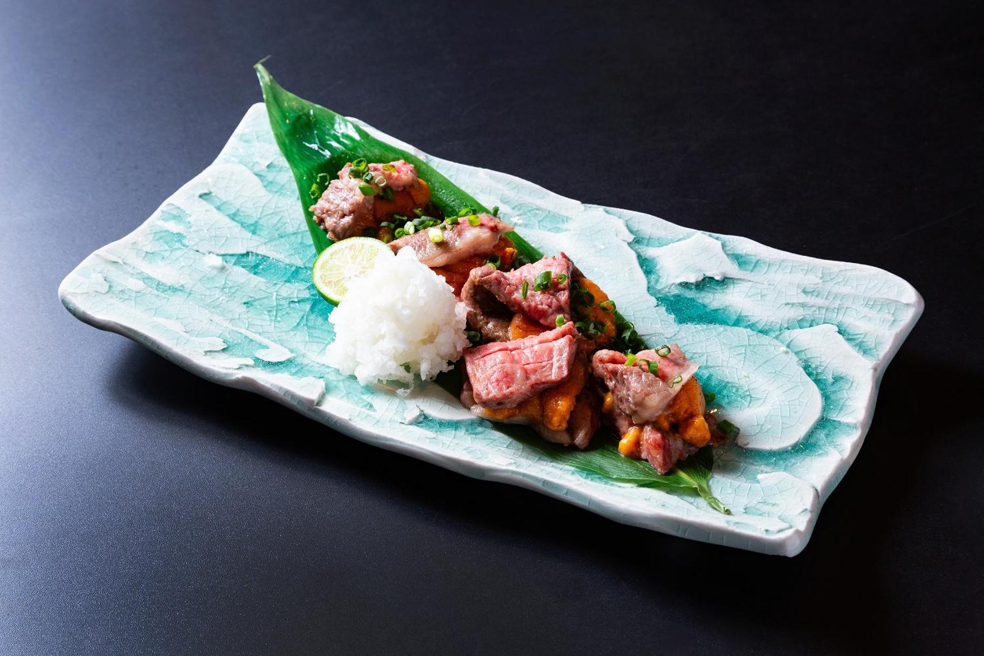 กู๊ด เนเจอร์ โฮเต็ล เกียวโต Hotel ภายนอก รูปภาพ A plate of omakase