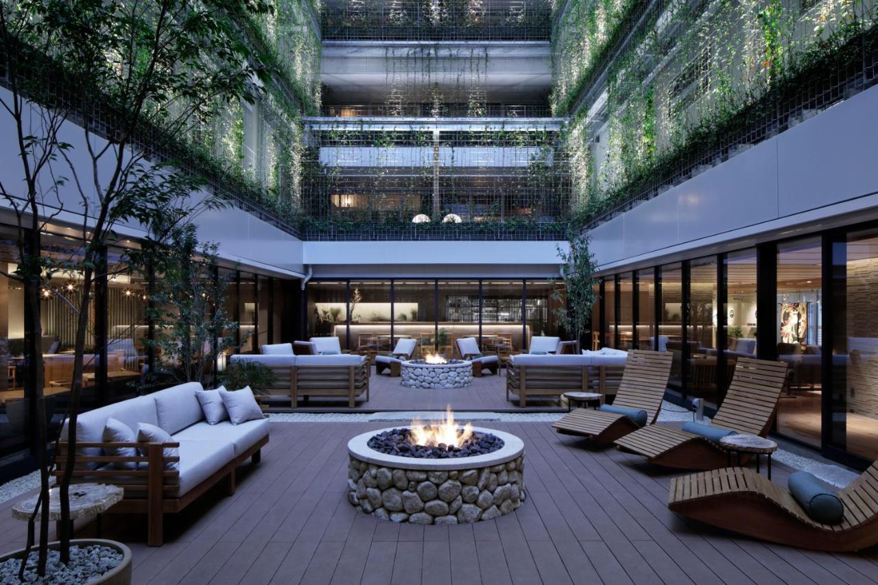 กู๊ด เนเจอร์ โฮเต็ล เกียวโต Hotel ภายนอก รูปภาพ The hotel's courtyard